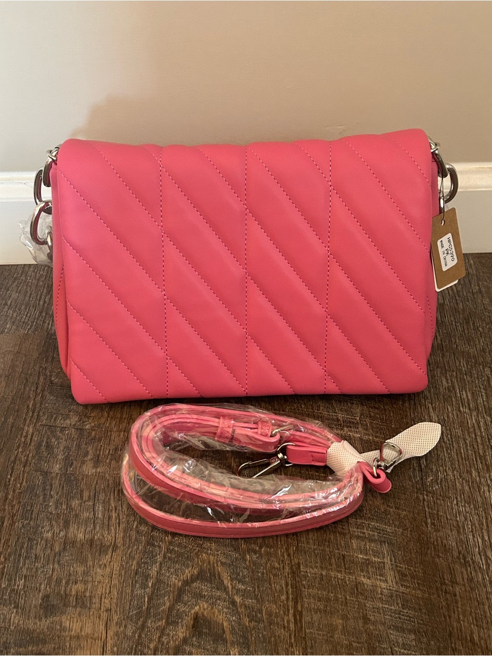 Quilted Crossbody Purse in Pink - NWT
